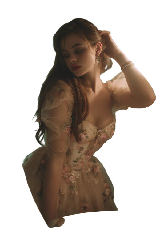 Glamorous Woman Mirror Vinyl Car Decal Sticker – Waterproof & UV-Resistant 