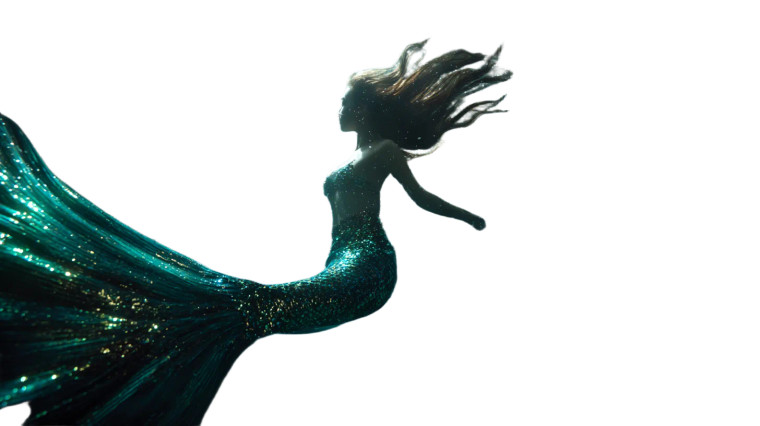 Graceful Mermaid V2 Vinyl Car Decal Sticker – Waterproof & UV-Resistant 