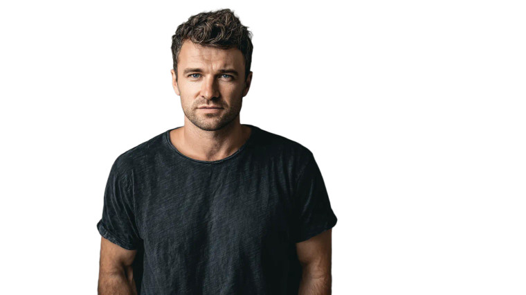 Casual Man Portrait V2 Vinyl Car Decal Sticker – Waterproof & UV-Resistant 