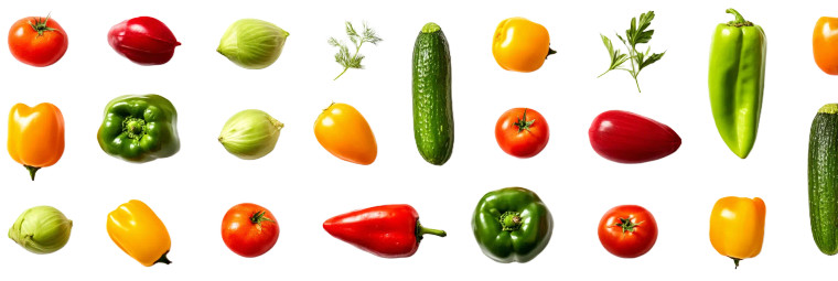 Fresh Vegetables V3 Vinyl Car Decal Sticker – Waterproof & UV-Resistant 