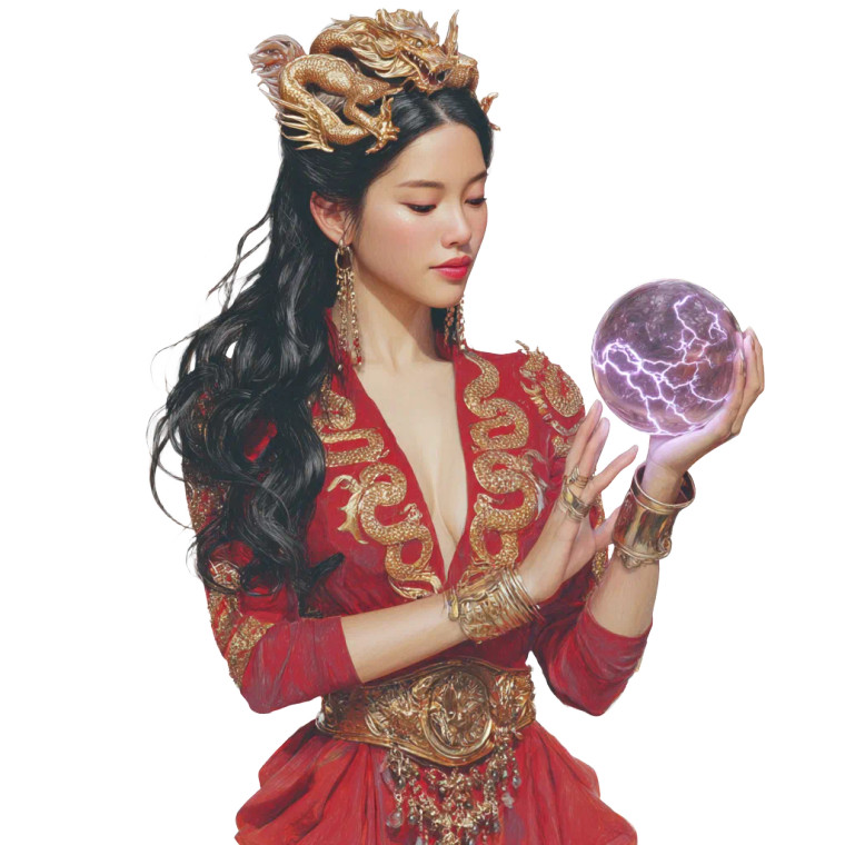 Fortune Teller Mage Vinyl Car Decal Sticker – Waterproof & UV-Resistant 