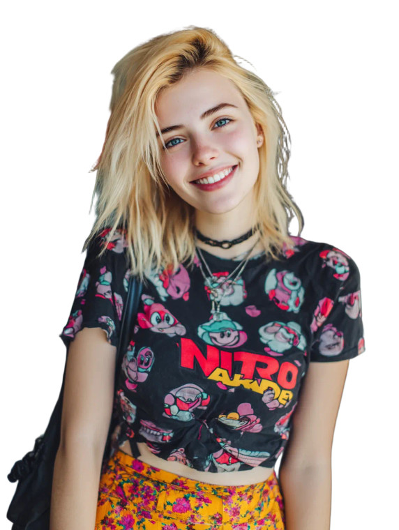 Blonde Beauty V6 Vinyl Car Decal Sticker – Waterproof & UV-Resistant 