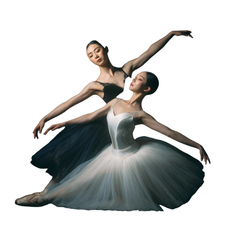 Ballet Duo Performance Vinyl Car Decal Sticker – Waterproof & UV-Resistant 
