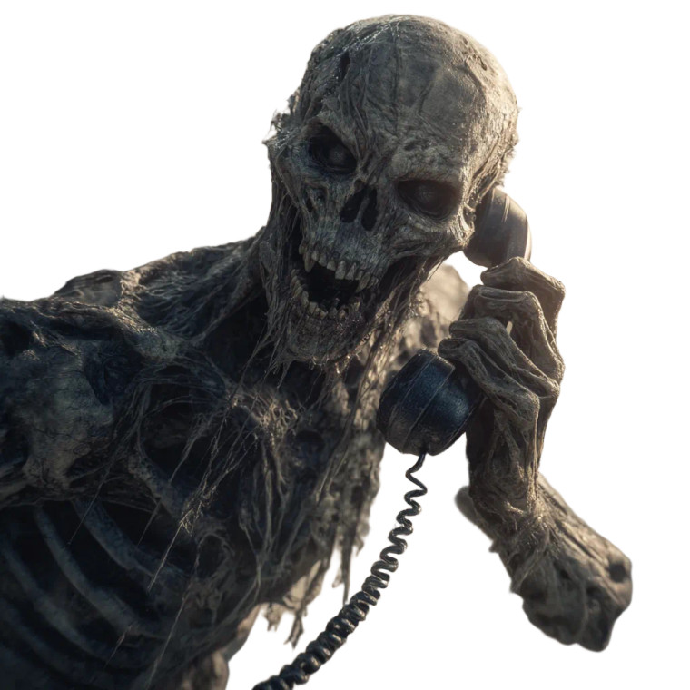Rotting Zombie Calling Vinyl Car Decal Sticker – Waterproof & UV-Resistant 