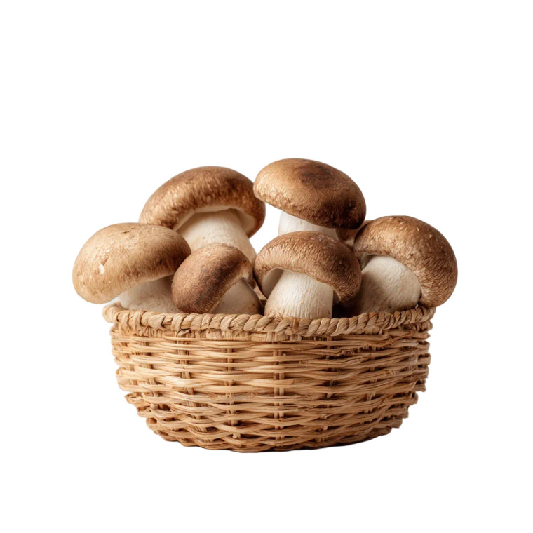 Fresh Shiitake Mushrooms Vinyl Car Decal Sticker – Waterproof & UV-Resistant 