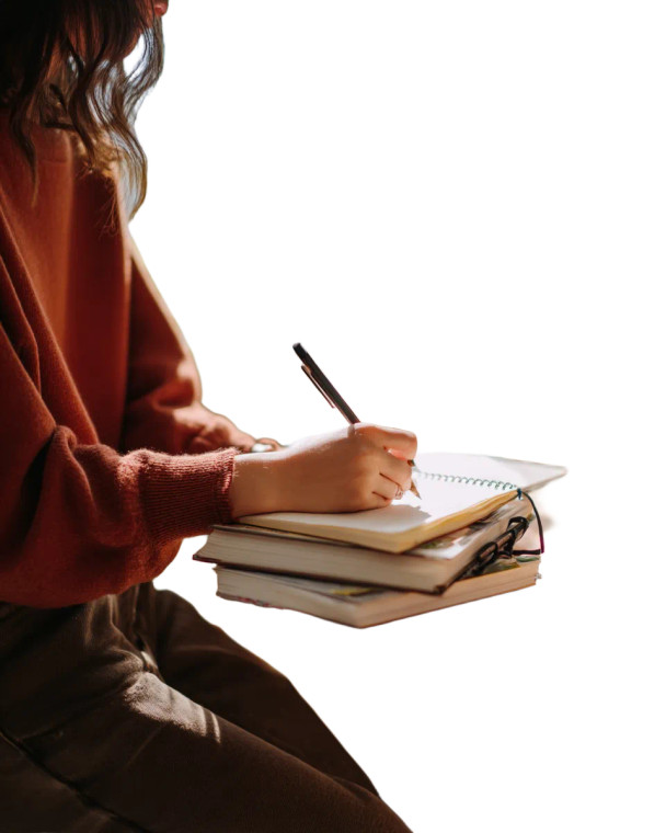 Student Studying Vinyl Car Decal Sticker – Waterproof & UV-Resistant 