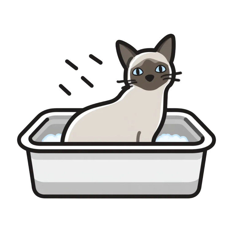 Stinky Siamese Cat Vinyl Car Decal Sticker – Waterproof & UV-Resistant 