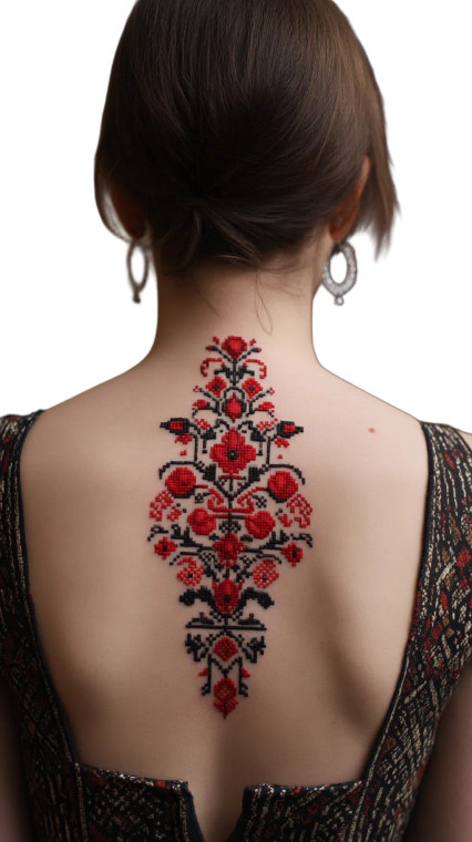 Ukrainian Tattoo Vinyl Car Decal Sticker – Waterproof & UV-Resistant 