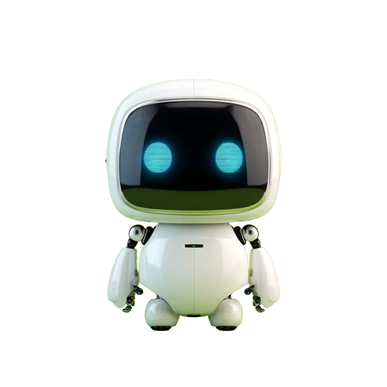 Futuristic Robot Mascot V2 Vinyl Car Decal Sticker – Waterproof & UV-Resistant 