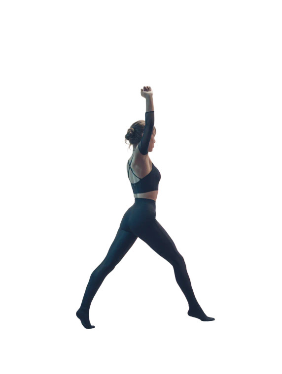 Warrior Yoga Pose Vinyl Car Decal Sticker – Waterproof & UV-Resistant 