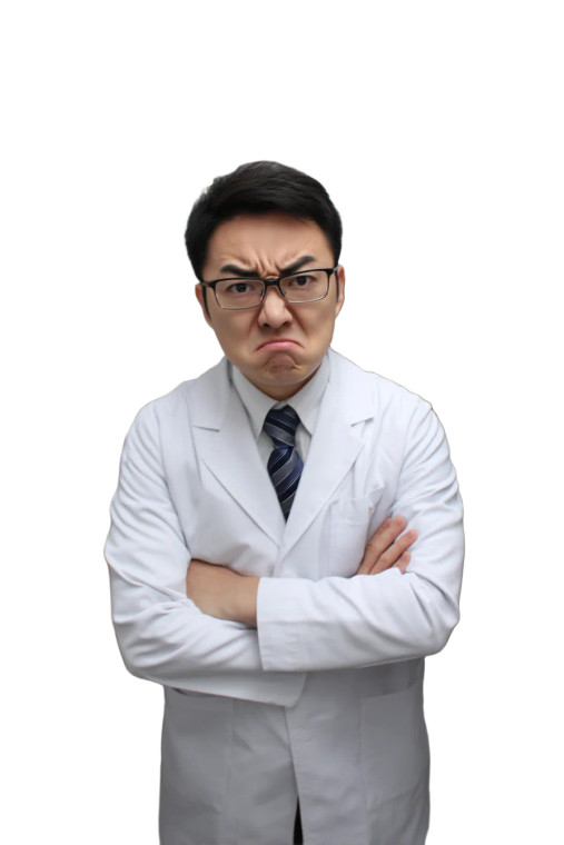 Angry Korean Pharmacist Vinyl Car Decal Sticker – Waterproof & UV-Resistant 