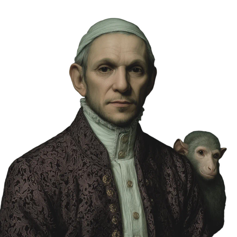 Baroque Impostor Allegory Vinyl Car Decal Sticker – Waterproof & UV-Resistant 