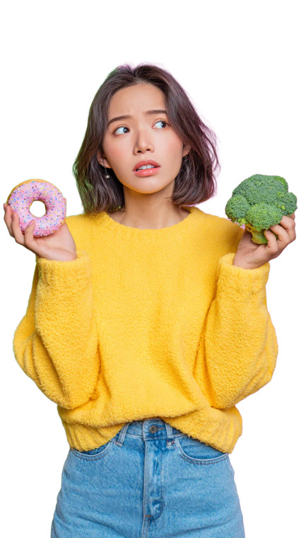 Confused Woman Choices Vinyl Car Decal Sticker – Waterproof & UV-Resistant 