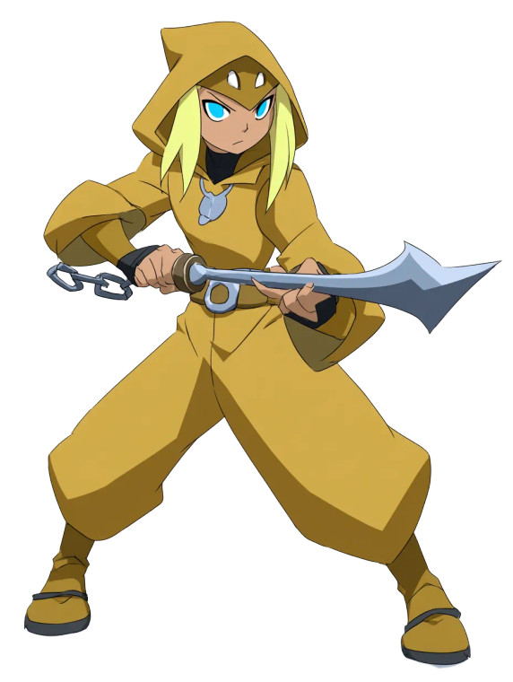 Ninja Girl Attacking Vinyl Car Decal Sticker – Waterproof & UV-Resistant 