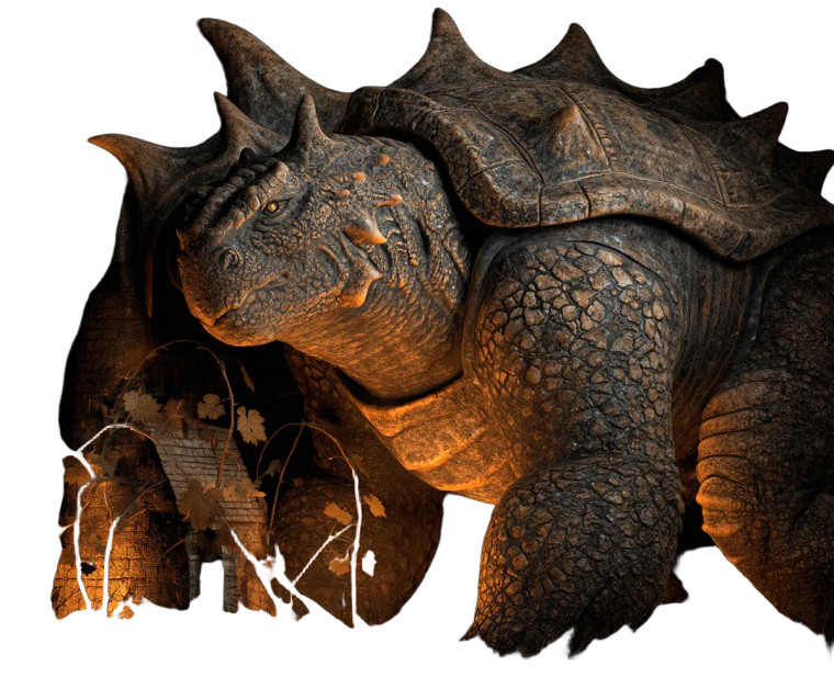 Mythological Tarasque Vinyl Car Decal Sticker – Waterproof & UV-Resistant 