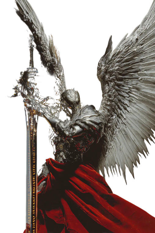 Biomechanical Angel V3 Vinyl Car Decal Sticker – Waterproof & UV-Resistant 