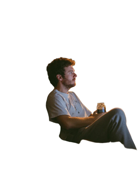 Relaxing On Sofa V3 Vinyl Car Decal Sticker – Waterproof & UV-Resistant 
