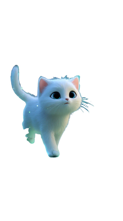 Magical Kitten Journey Vinyl Car Decal Sticker – Waterproof & UV-Resistant 