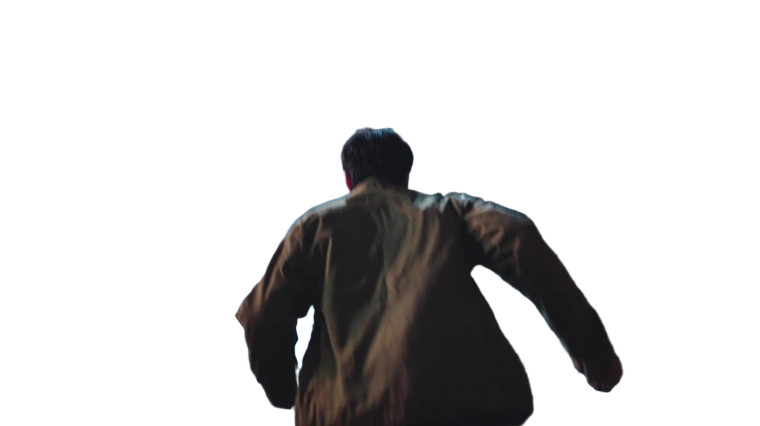 Fleeing Figure Vinyl Car Decal Sticker – Waterproof & UV-Resistant 