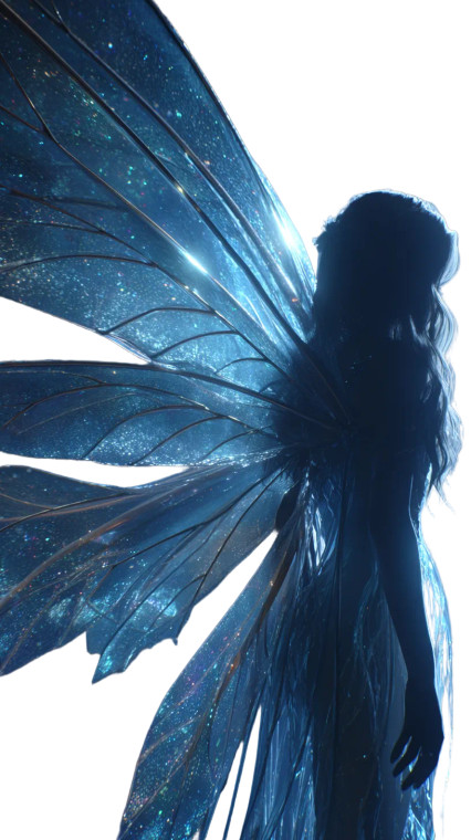 Giant Fairy Wings Vinyl Car Decal Sticker – Waterproof & UV-Resistant 