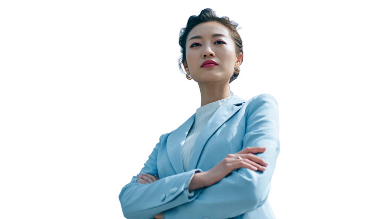 Confident Businesswoman V28 Vinyl Car Decal Sticker – Waterproof & UV-Resistant 