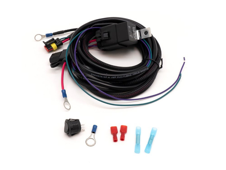 Exclusive Single-Lamp Wiring Kit for Triple-R Lights|DRL Backlight, 20A Fuse|Superseal Connection