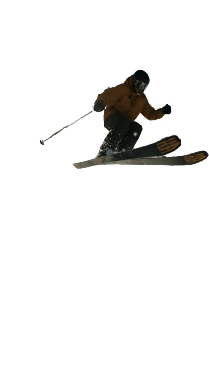 Extreme Skiing Leap Vinyl Car Decal Sticker – Waterproof & UV-Resistant 