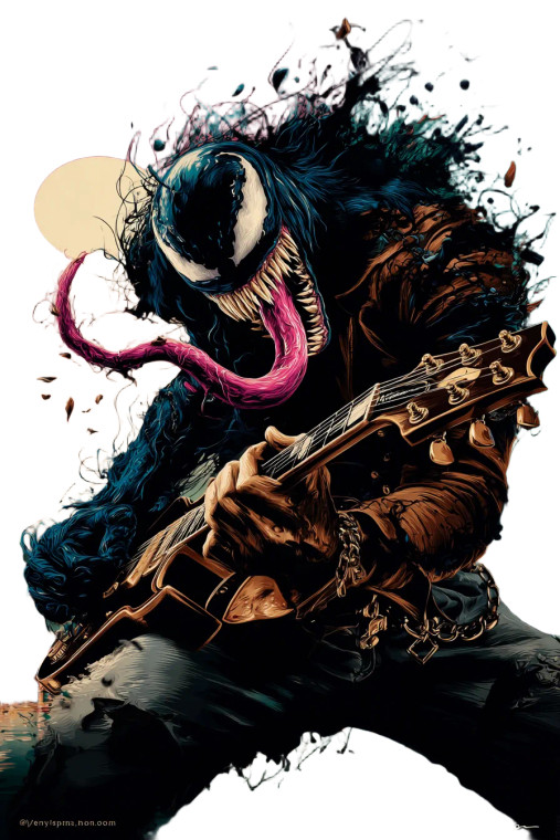 Punk Rock Venom Vinyl Car Decal Sticker – Waterproof & UV-Resistant 