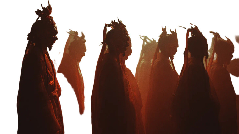 Masked Chinese Demons Vinyl Car Decal Sticker – Waterproof & UV-Resistant 