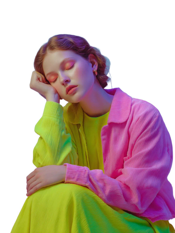 Sleeping Beauty Fashion Vinyl Car Decal Sticker – Waterproof & UV-Resistant 
