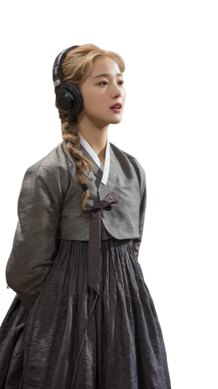 Singing In Hanbok V2 Vinyl Car Decal Sticker – Waterproof & UV-Resistant 