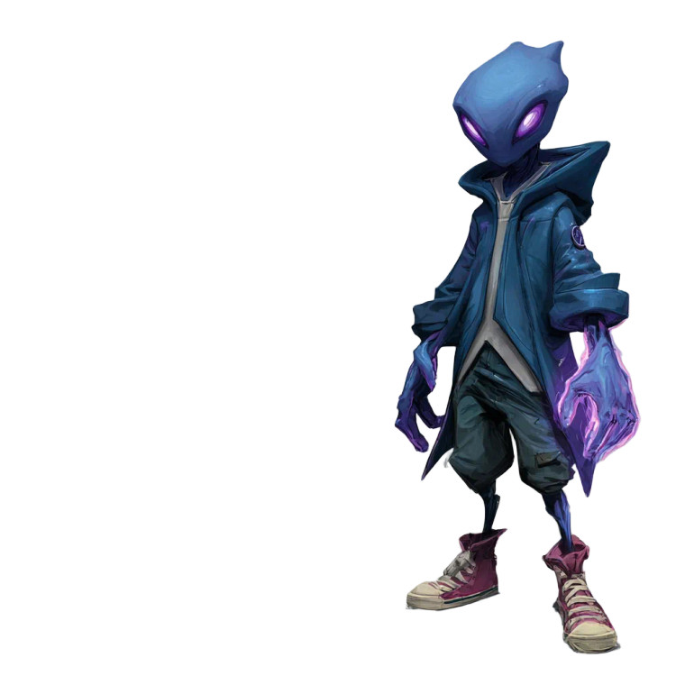 Alien Concept Art Vinyl Car Decal Sticker – Waterproof & UV-Resistant 