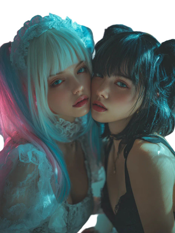 Cosplayer And Slime Vinyl Car Decal Sticker – Waterproof & UV-Resistant 