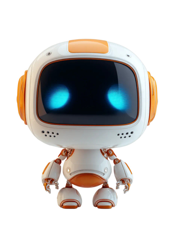 Cute Robot Icon V4 Vinyl Car Decal Sticker – Waterproof & UV-Resistant 
