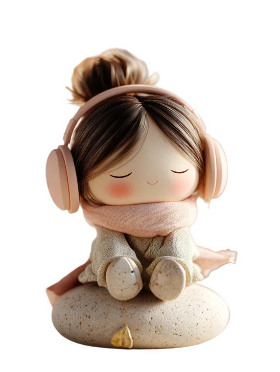 3D Girl Avatar Vinyl Car Decal Sticker – Waterproof & UV-Resistant 