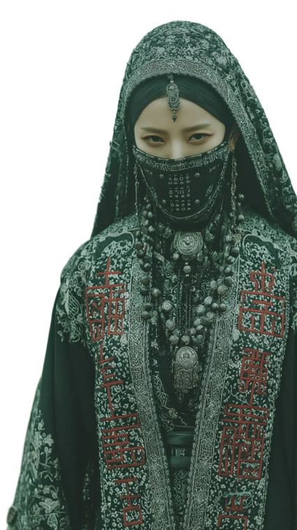 Futuristic Ming Supermodel Vinyl Car Decal Sticker – Waterproof & UV-Resistant 