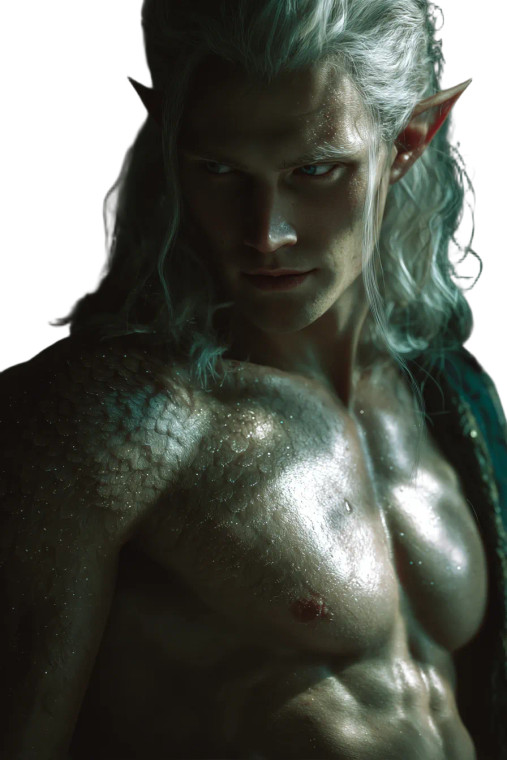 Handsome Fantasy Elf Vinyl Car Decal Sticker – Waterproof & UV-Resistant 