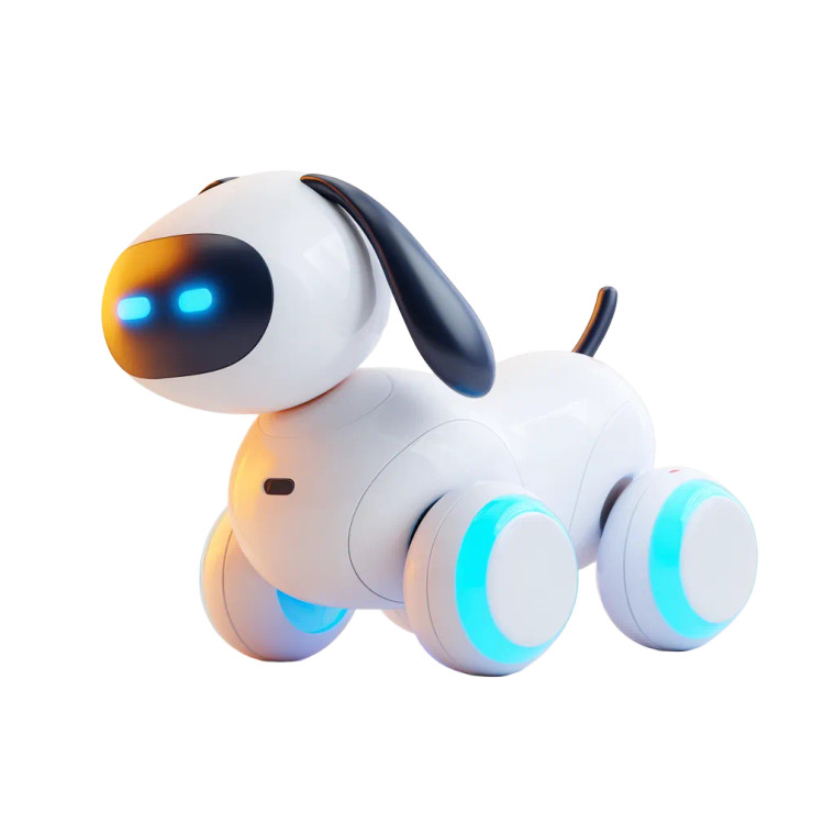 Robotic Toy Dog Vinyl Car Decal Sticker – Waterproof & UV-Resistant 