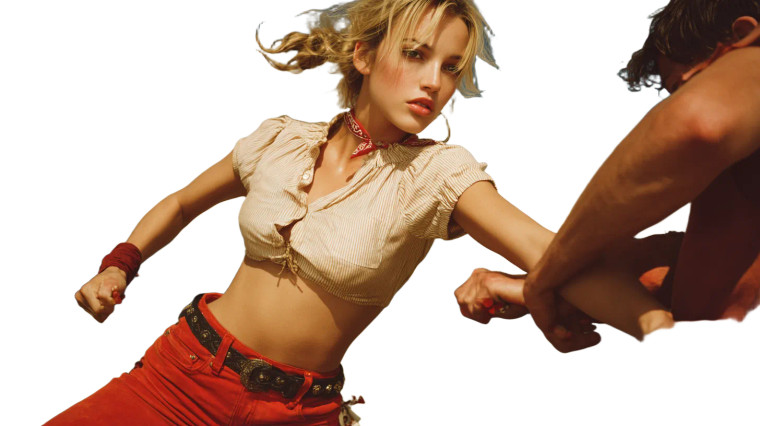 Martial Woman Struggle Vinyl Car Decal Sticker – Waterproof & UV-Resistant 