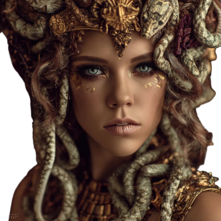Beautiful Medusa V2 Vinyl Car Decal Sticker – Waterproof & UV-Resistant 