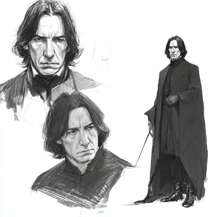 Severus Snape Vinyl Car Decal Sticker – Waterproof & UV-Resistant 