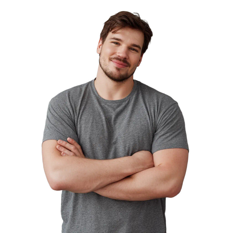 Cute Chubby Man Vinyl Car Decal Sticker – Waterproof & UV-Resistant 