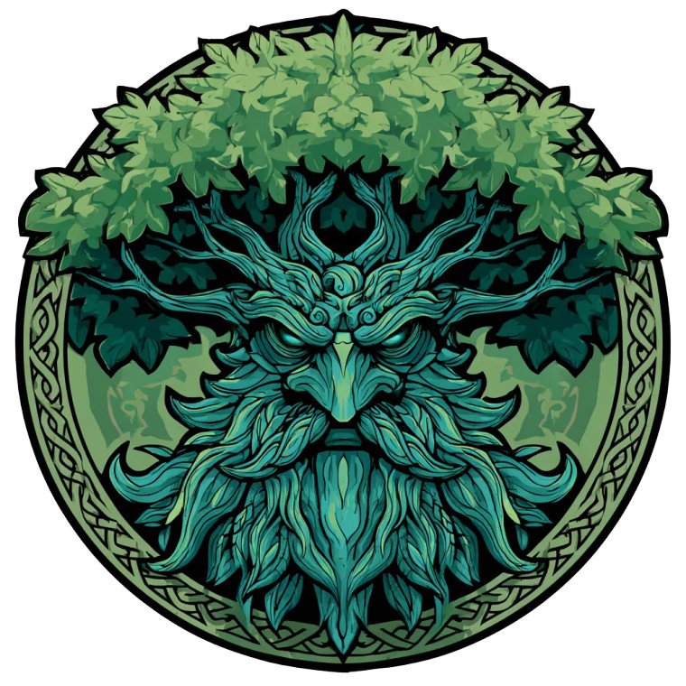 Tribal Oak Tree Vinyl Car Decal Sticker – Waterproof & UV-Resistant 