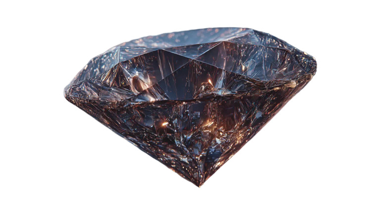 Floating Faceted Diamond Vinyl Car Decal Sticker – Waterproof & UV-Resistant 
