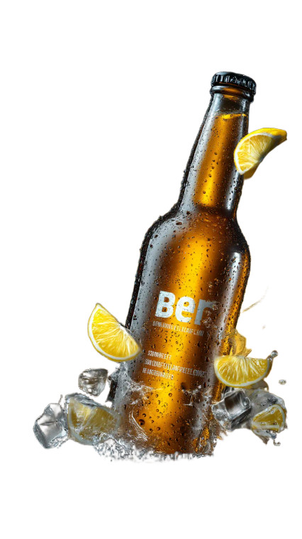 Refreshing Beer Bottle Vinyl Car Decal Sticker – Waterproof & UV-Resistant 
