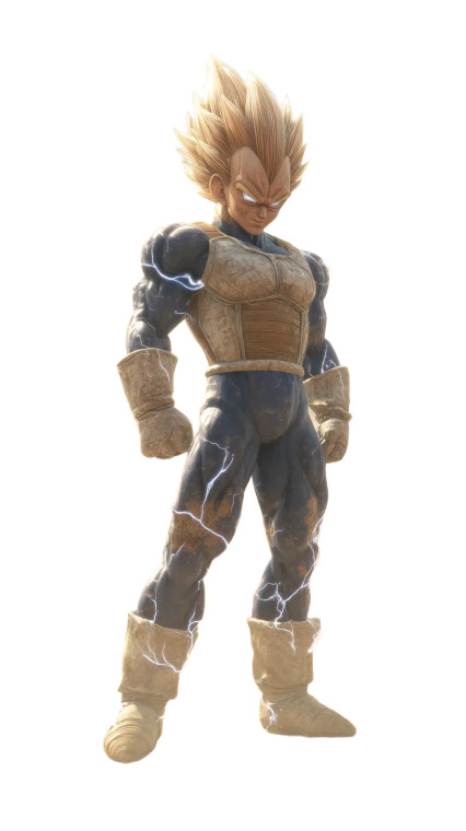 Realistic Vegeta V2 Vinyl Car Decal Sticker – Waterproof & UV-Resistant 