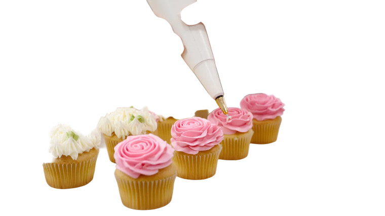 Pastry Chef Piping Vinyl Car Decal Sticker – Waterproof & UV-Resistant 