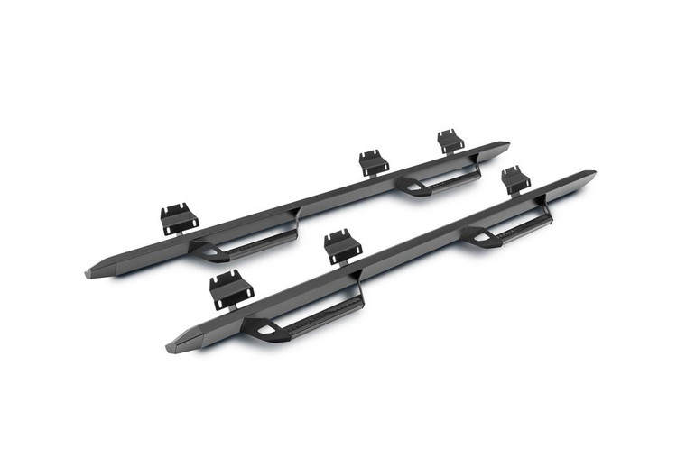Upgrade your GMC Canyon | Chevrolet Colorado with N-Fab Predator Pro Nerf Bar | Patented Drop Down Steps | Angular Design Straight