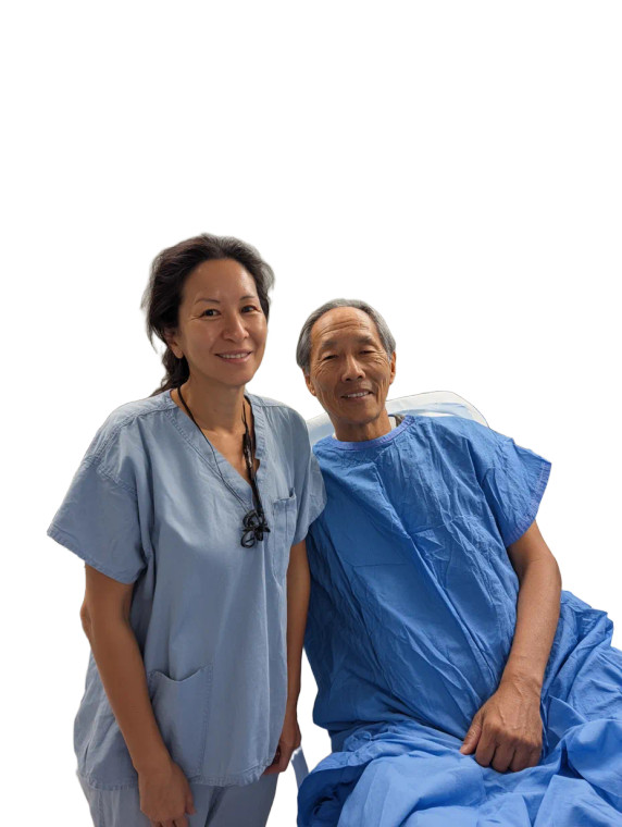 Surgeon With Patient Vinyl Car Decal Sticker – Waterproof & UV-Resistant 