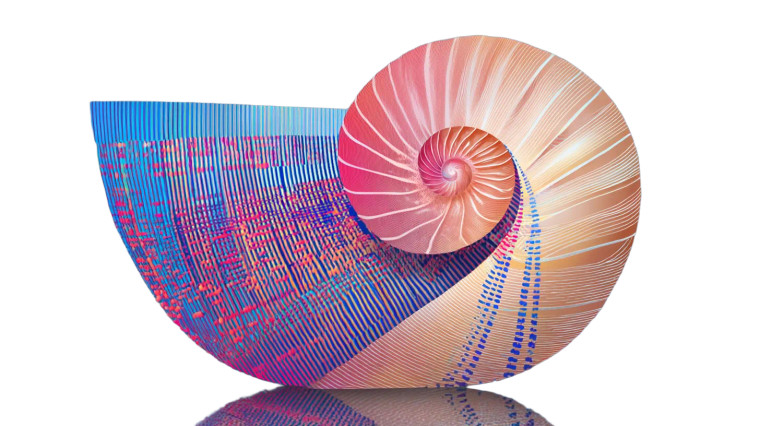 Nautilus Shell Vinyl Car Decal Sticker – Waterproof & UV-Resistant 
